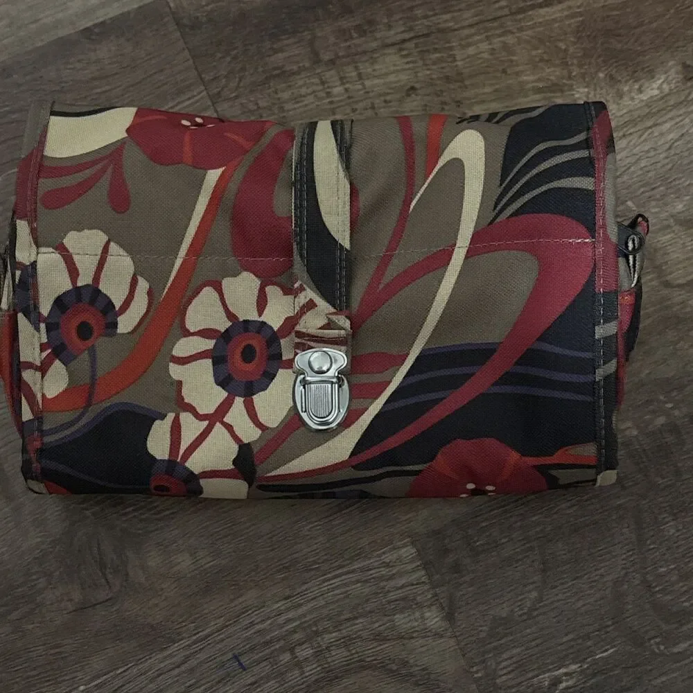 REISENTHEL Hanging Travel Toiletry Cosmetic Organizer Bag Floral
